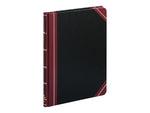 Boorum & Pease 21 Series Record Book, 8.13"W x 10.38"H, Black, 75 Sheets/Book (21-150-R)