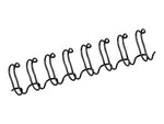Fellowes 3/8" Metal Wire Binding Spine, 80 Sheet Capacity, Black, 25/Pack (52541)