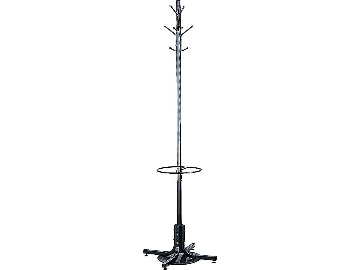 Safco Coat Tree, Black, Metal (4168BL)