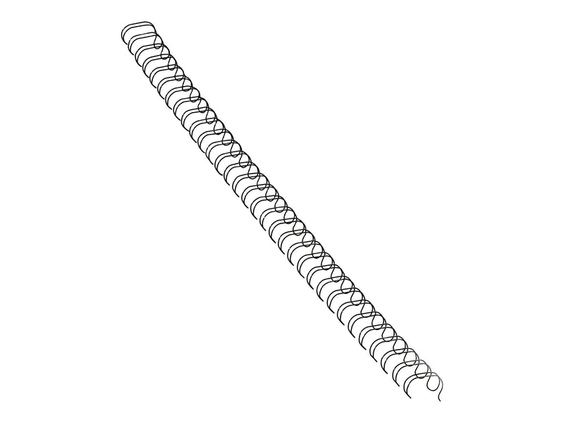 Fellowes 5/16" Metal Wire Binding Spine, 50 Sheet Capacity, Black, 25/Pack (5255201)