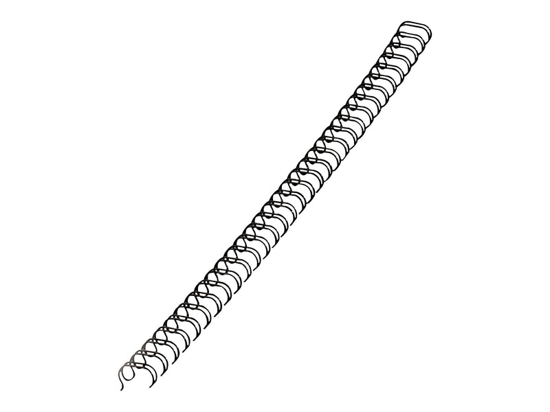 Fellowes 5/16" Metal Wire Binding Spine, 50 Sheet Capacity, Black, 25/Pack (5255201)