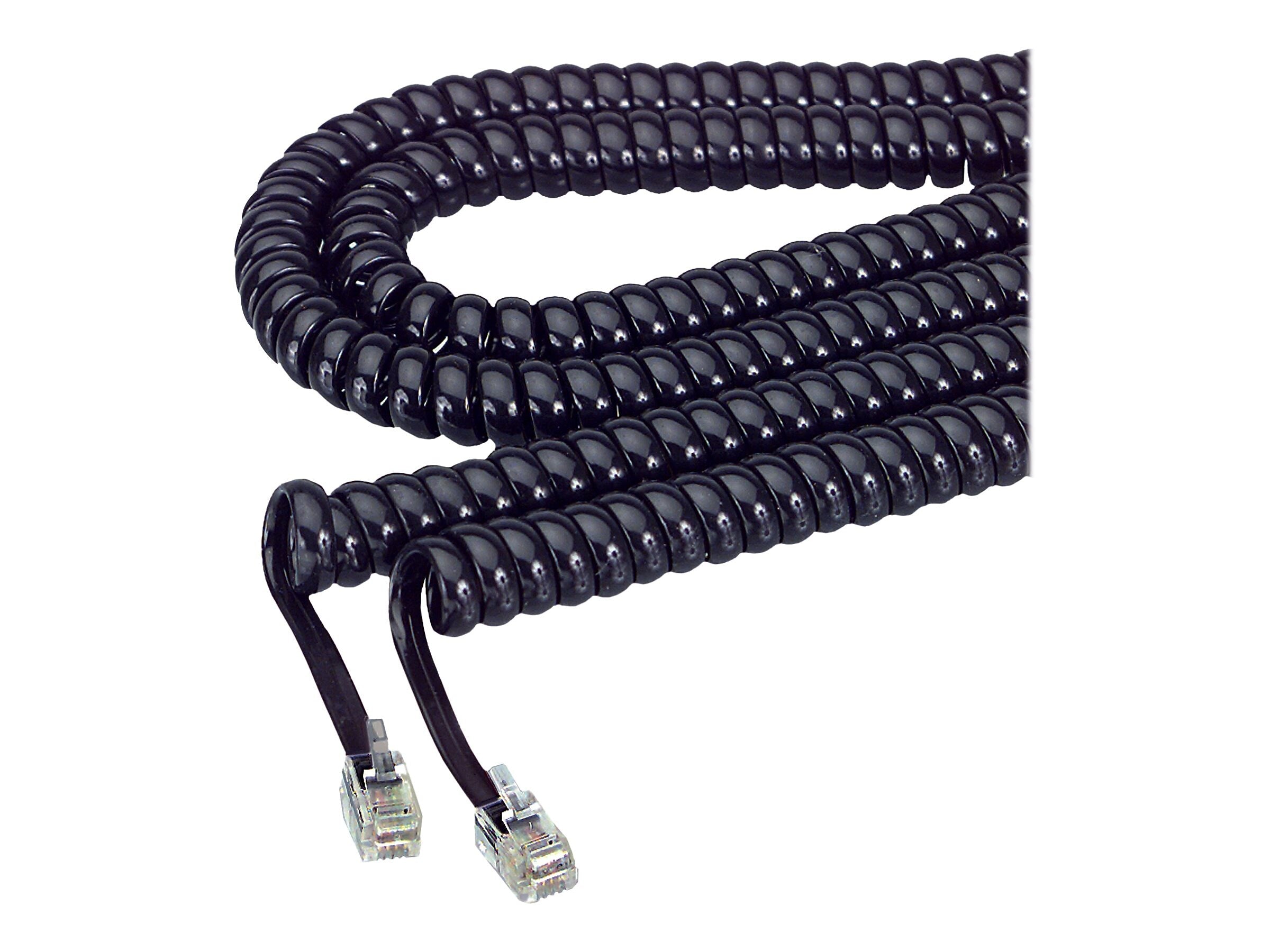 Softalk 42261 25' Telephone Cord, Black (42261)