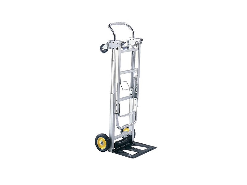 Safco Hide-Away Convertible Truck, 400 lbs., Aluminum/Black  (4050)