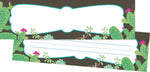 Barker Creek Petals & Prickles School Name Plates, 12" x 3.5", 36/Pack (BC1445)