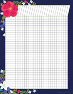 Barker Creek Petals & Prickles Incentive Chart Set, 17" x 22", Multicolored, 4/Set (LL578)