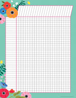 Barker Creek Petals & Prickles Incentive Chart Set, 17" x 22", Multicolored, 4/Set (LL578)