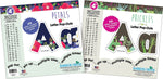 Barker Creek Petals & Prickles  4" Letters and Numbers, Multicolored, 510/Pack (BC3870)