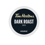 Tim Hortons Dark Roast Arabica Coffee, Keurig K-Cup Pods, 24/Box (063209112790)