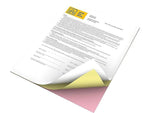Xerox Revolution 8.5" x 11" Carbonless, White/Canary/Pink, 1670/Carton (3R12425)