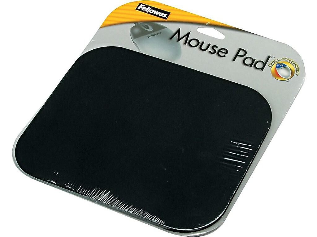 Fellowes Non-Skid Mouse Pad, Black (58024)