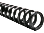 GBC ProClick 5/16" Plastic Binding Spine Comb, 45 Sheet Capacity, Black, 100/Box (2514700)