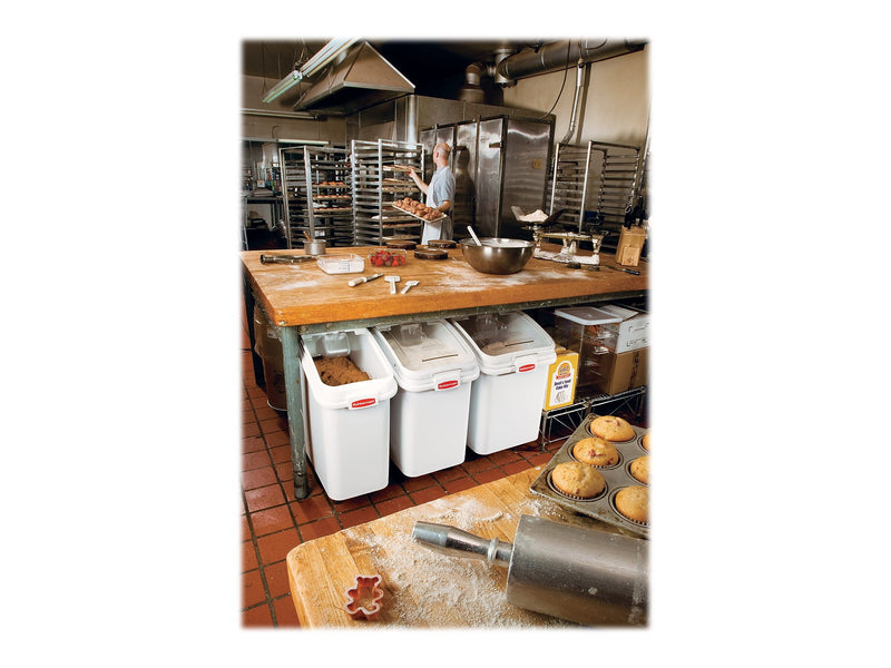Rubbermaid Commercial Products Prosave Ingredient Storage Bin, 26.2 Gal. (FG360288WHT)