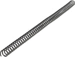 Spiral Binding 1/4" Plastic Coil Binding Spine, 25 Sheet Capacity, Black, 100/Box (334106BLAC)