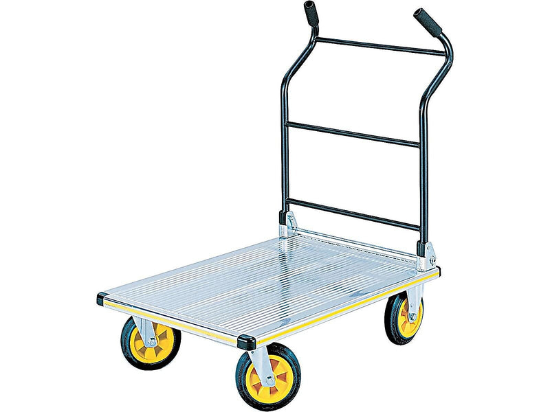 Safco STOW AWAY Platform Truck, 1000 lbs., Aluminum/Black (4053NC)
