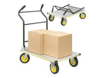 Safco STOW AWAY Platform Truck, 1000 lbs., Aluminum/Black (4053NC)