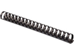 Fellowes 3/4" Plastic Binding Spine Comb, 150 Sheet Capacity, Black, 100/Pack (52367)