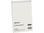 Ampad Steno Pad, 6" x 9", Gregg Rule, White, 70 Sheets/Pad (TOP25-472)