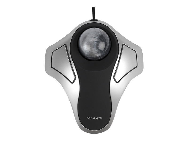 Kensington Orbit Ambidextrous Trackball USB Mouse, Silver (KMW64327)