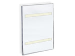 Azar Sign Holder, 11" x 17", Vertical, Wall Mounted, Clear, Acrylic, 10/Pack (122032)