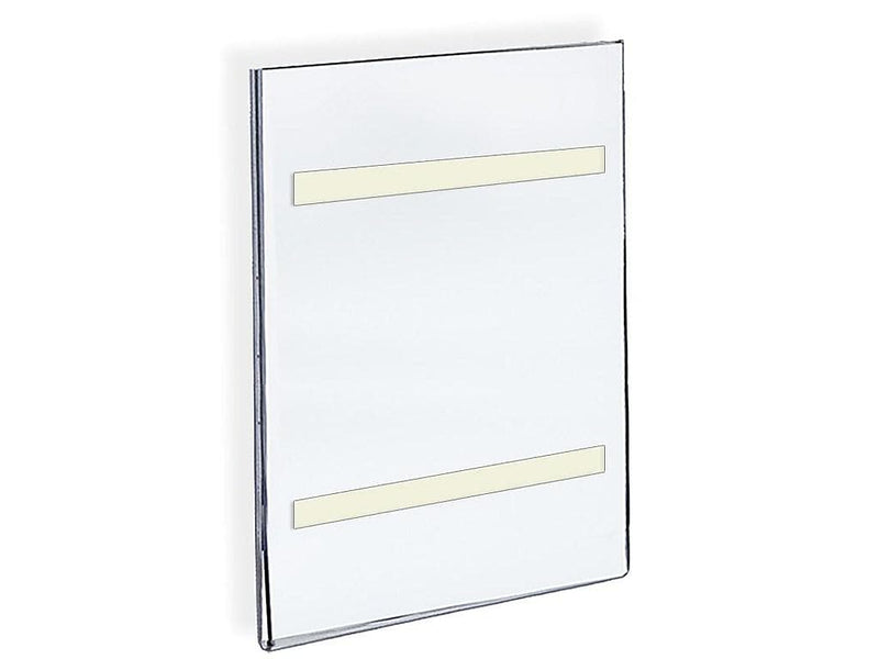 Azar Sign Holder, 11" x 17", Vertical, Wall Mounted, Clear, Acrylic, 10/Pack (122032)