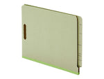 Pendaflex Pressboard End Tab Classification Folders, Letter Size, 6 Sections, Light Green, 10/Box (PFX 23224)