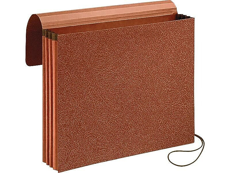 Pendaflex Expanding Wallet, 5.25" Expansion, Letter Size, Brown (1073G-OX)