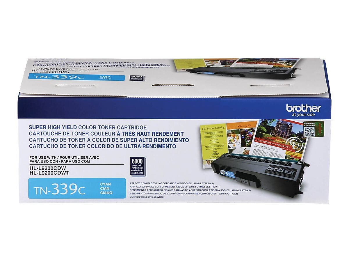 Brother TN-339 Cyan Extra High Yield Toner Cartridge  (TN339C)