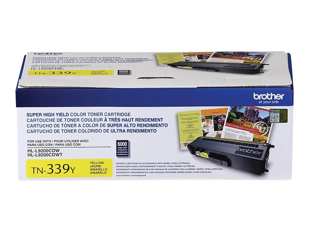 Brother TN-339 Yellow Extra High Yield Toner Cartridge  (TN339Y)