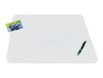 Artistic Krystal View Anti-Slip Plastic Desk Pad, 17" x 12", Frosted (60740M)