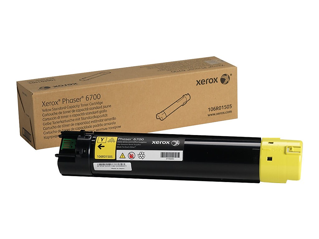 Xerox 106R01505 Yellow Standard Yield Toner Cartridge