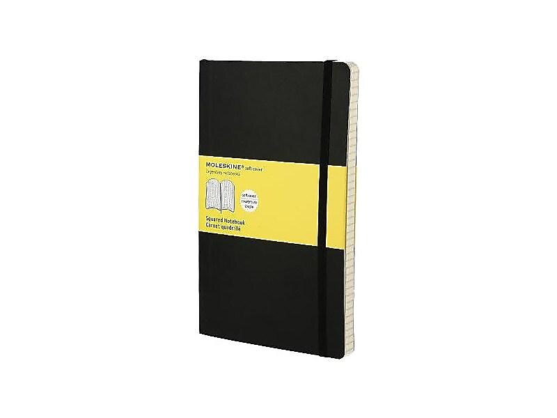 Moleskine Classic Professional Notebook, 7.5" x 10", Graph Ruled, 96 Sheets, Black (707247)