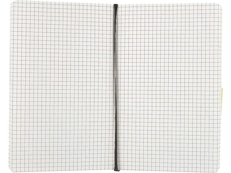 Moleskine Classic Professional Notebook, 7.5" x 10", Graph Ruled, 96 Sheets, Black (707247)