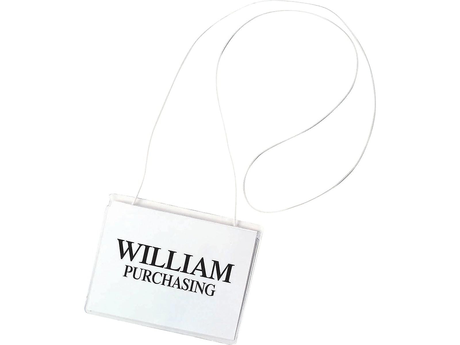 C-Line Name Badge & Holder Kit, Clear, 50/Box (96043)