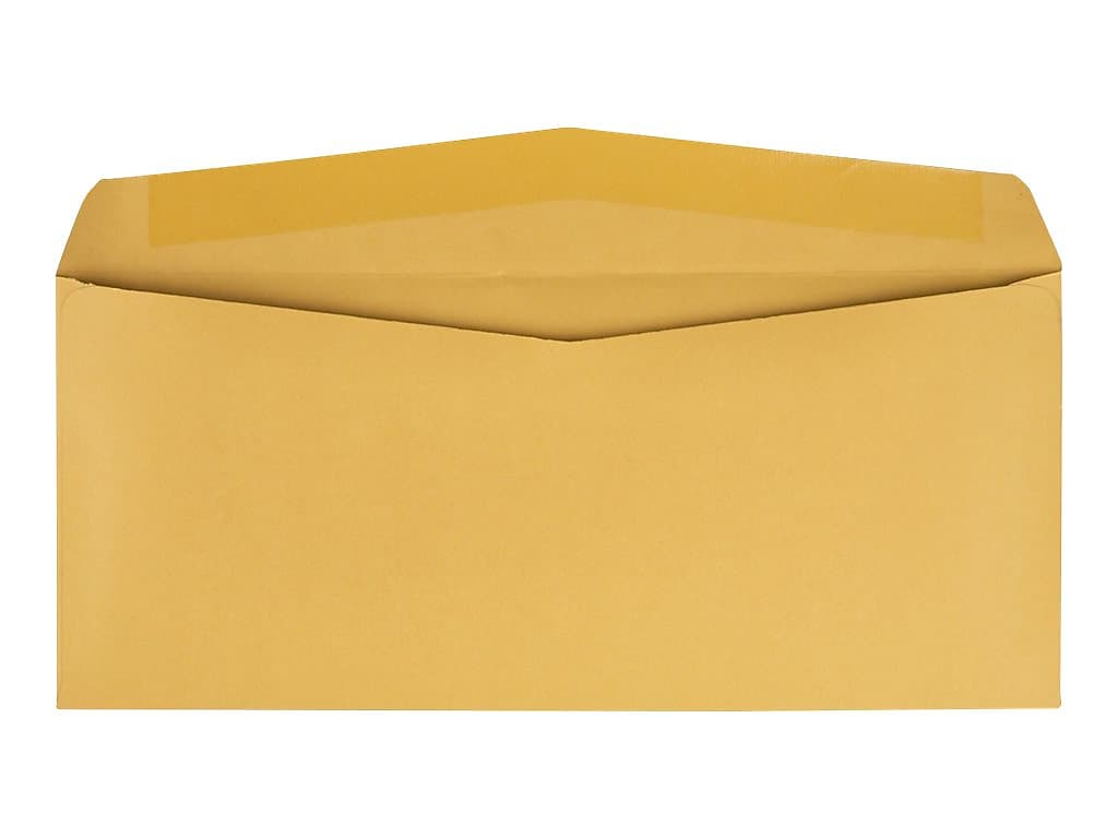 Quality Park Gummed #14 Kraft Catalog Envelopes, 5" x 11 1/2", Brown Kraft, 500/Box (QUA11562)