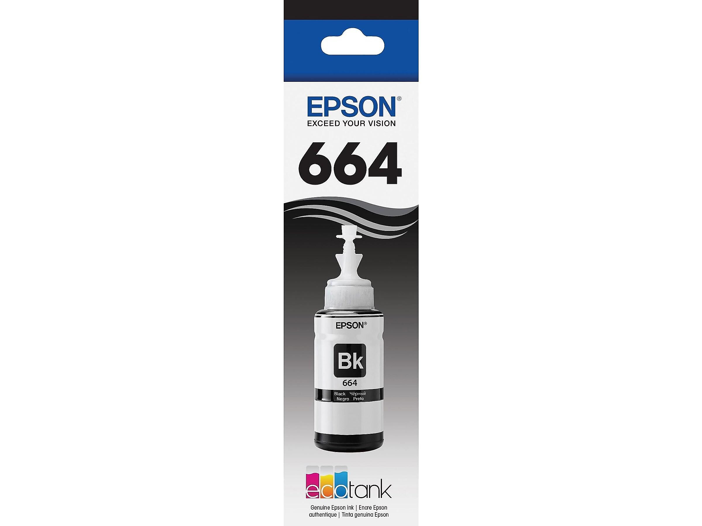 Epson T664 ECO Black Ultra High Yield Ink Cartridge (T664120-S)