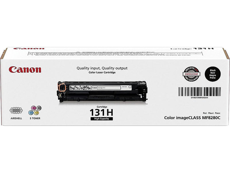 Canon 131 H Black High Yield Toner Cartridge   (6273B001AA)