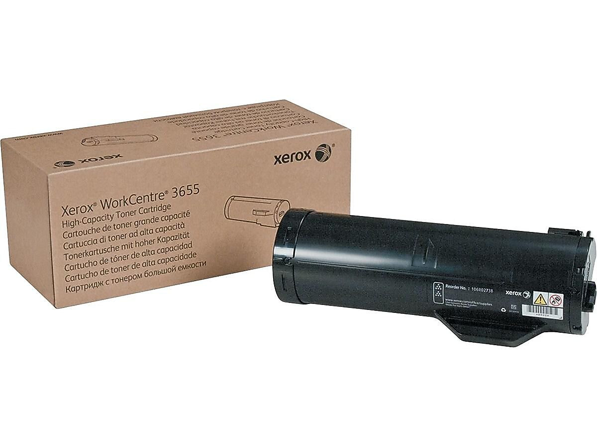 Xerox 106R02738 Black High Yield Toner Cartridge, Prints Up to 14,400 Pages (XER 106R02738)