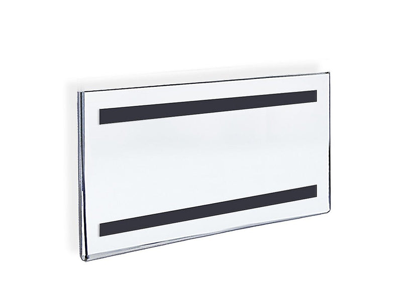 Azar Sign Holder, 17" x 11", Horizontal, Wall Mounted, Clear, Acrylic, 10/Pack (129937)