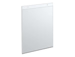 Azar Sign Holder, 8.5" x 11", Vertical, Wall Mounted, Clear, Acrylic, 10/Pack (162714)