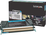 Lexmark C748 Cyan High Yield Toner Cartridge