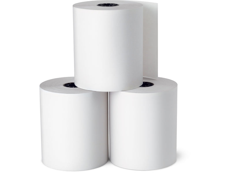 Staples Bond Paper Rolls, 1-Ply, 3" x 128', 10/Pack (18211-CC)