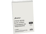 Ampad Steno Pad, 6" x 9", Gregg Ruled, White, 80 Sheets/Pad (25-274)