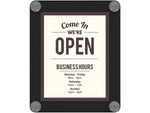 Deflecto Document Holder, 8.5" x 11", Wall Mounted, Clear/Black Plastic (899102)