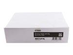 Sicurix Standard Clip On ID Badge Holder, Clear, 50/Pack (BAU67850)