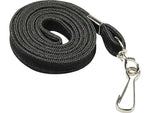 SICURIX Lanyards, Black, 100/Pack (65619)