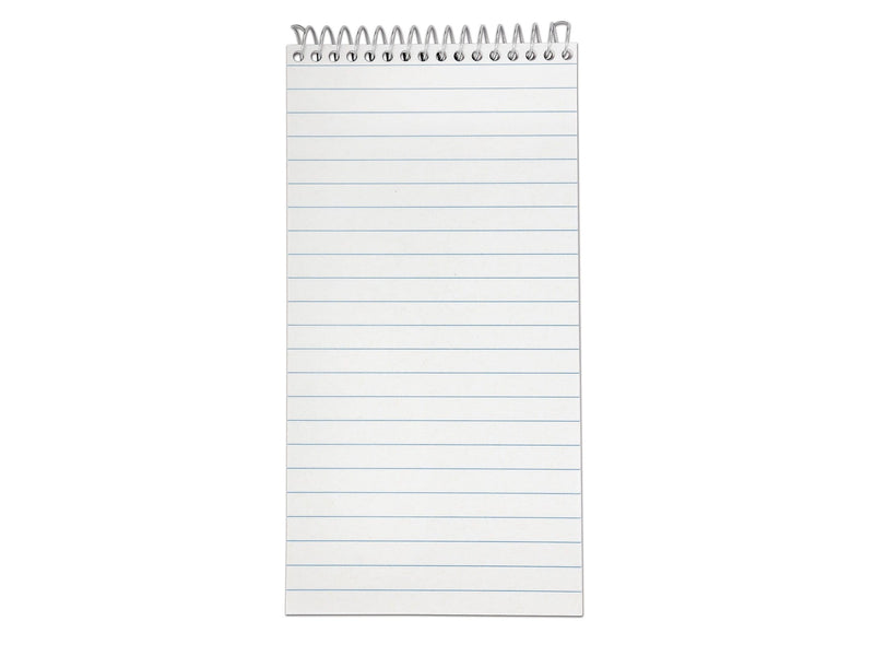 Ampad Earthwise Reporter's Notepads, 4" x 8", Gregg Ruled, White, 70 Sheets/Pad, 12 Pads/Pack (TOP25-280R)