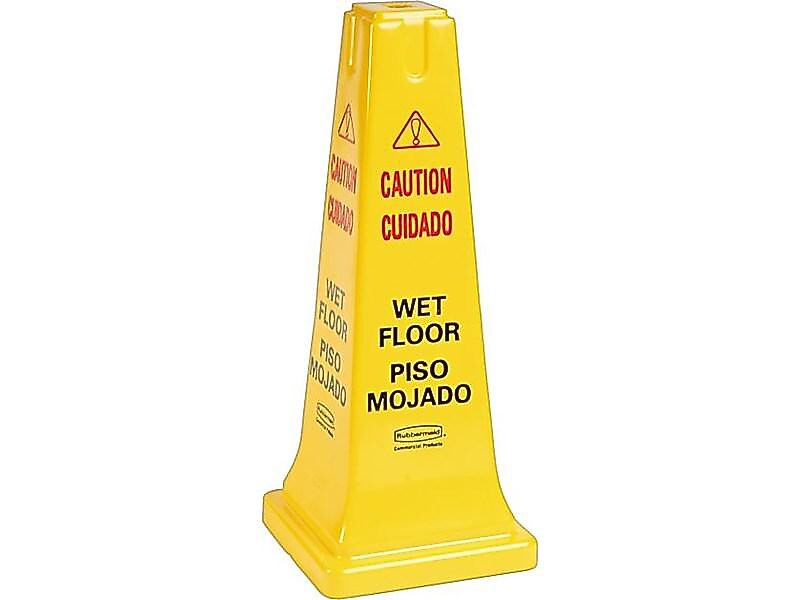 Rubbermaid Caution Cone, 25.8", Yellow (FG627777YEL)
