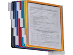 Durable Sherpa Document Holder, 8.5" x 11", Vertical, Wall Mounted,  Multicolor Plastic (554100)