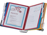 Durable Sherpa Document Holder, 8.5" x 11", Vertical, Desktop/Wall, Multicolor Plastic (554200)