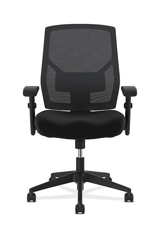 HON Crio Fabric/Mesh High-Back Task Chair, Black (BSXVL581ES10T)
